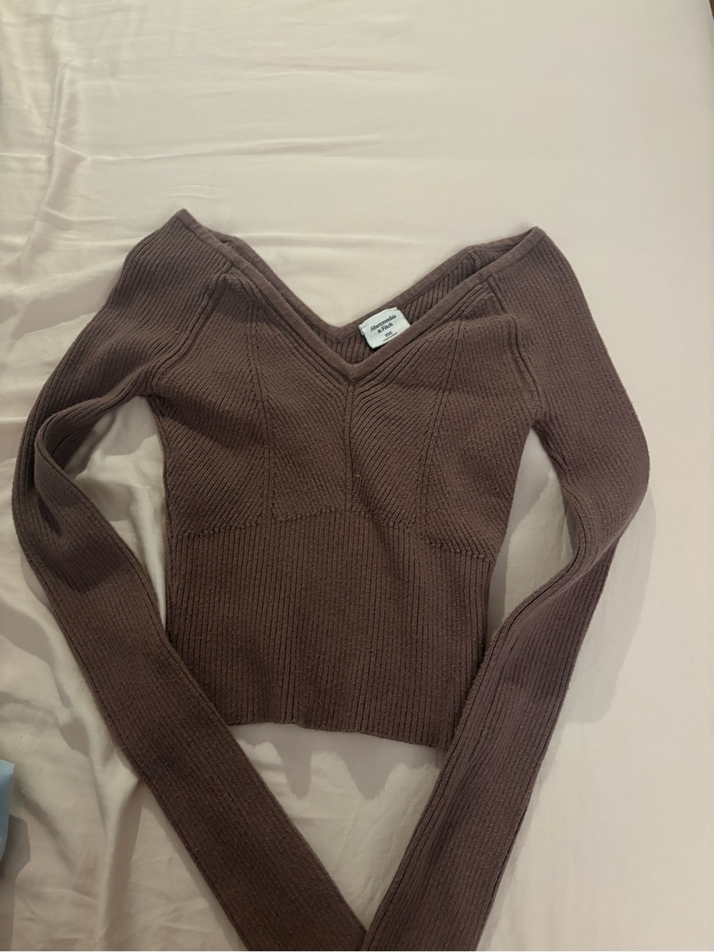 Abercrombie XXS V-Neck Ribbed Women’s Sweater